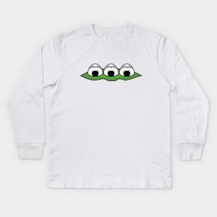 Onigiri Sloths Kids Long Sleeve T-Shirt